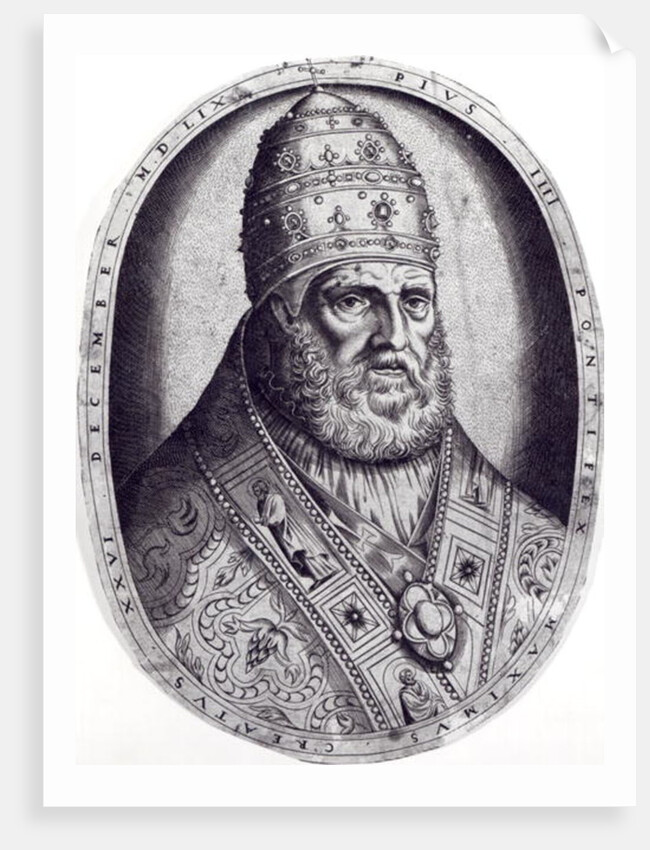 Portrait of Pope Pius IV, 1559 by Italian School
