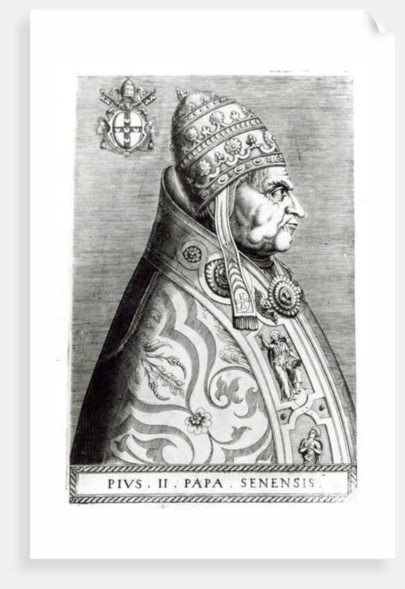 Portrait of Pope Pius II by School Italian