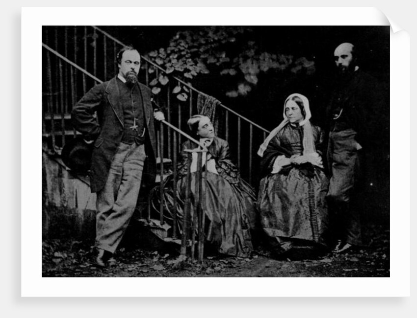 Portrait of the Rossetti Family, 1864 by Charles Lutwidge Dodgson