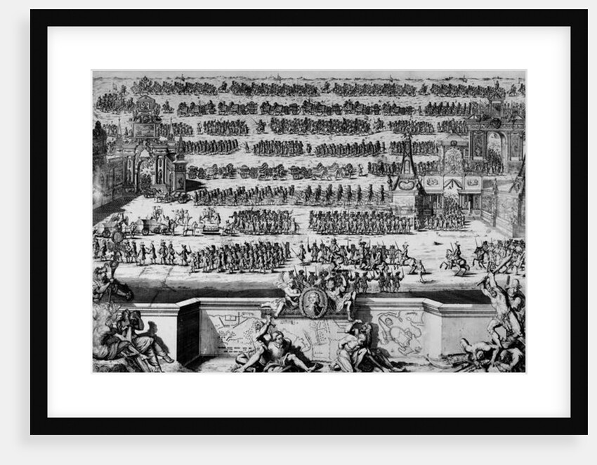 The Battle of Pottava, 1709 by Bernard Picart