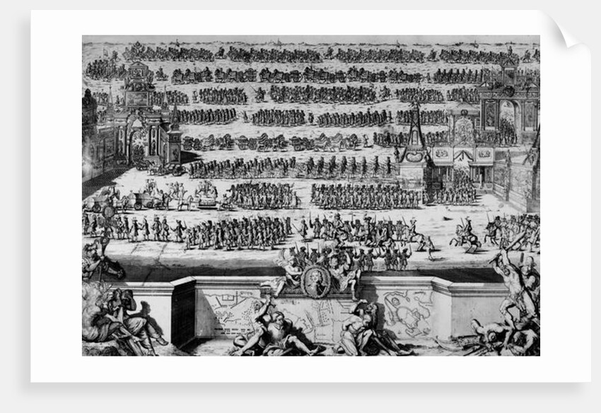 The Battle of Pottava, 1709 by Bernard Picart