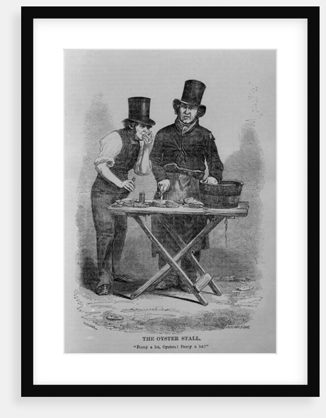 The Oyster Stall by W.H. (after) Mason