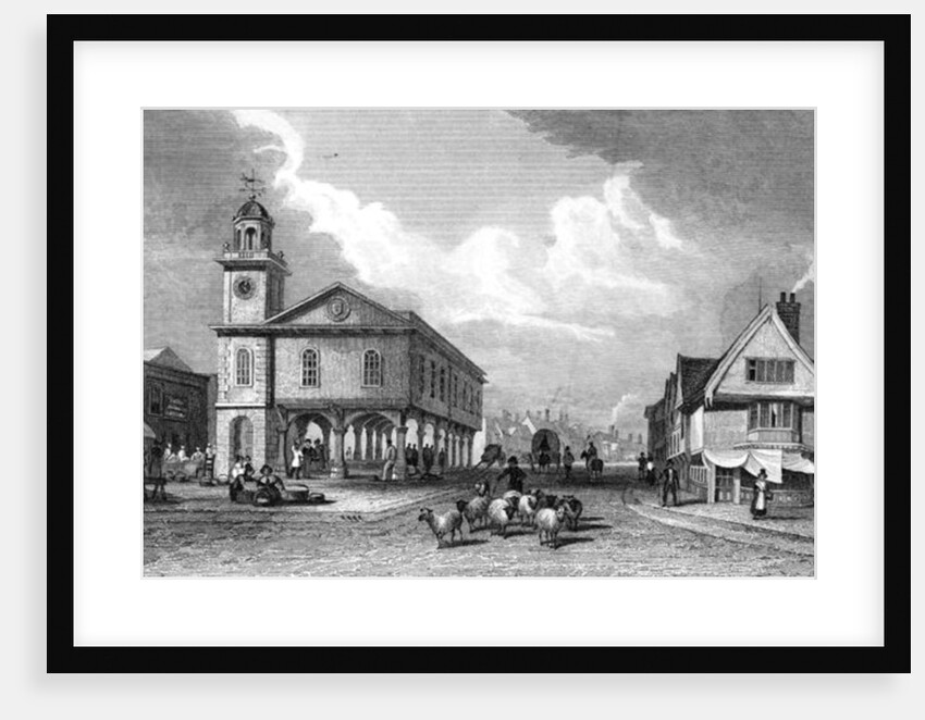 View of Faversham, Kent, 1832 by Thomas Mann Baynes
