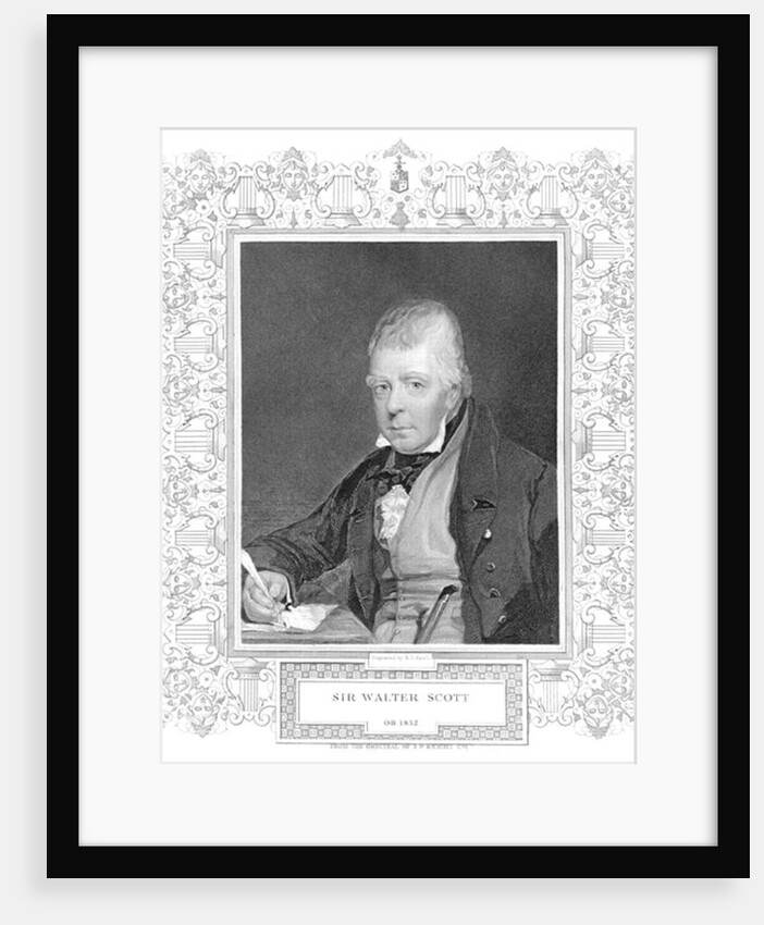 Portrait of Walter Scott by Henry Thomas Ryall