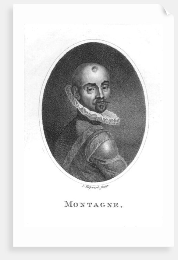 Portrait of Michel de Montaigne by James the Elder Hopwood