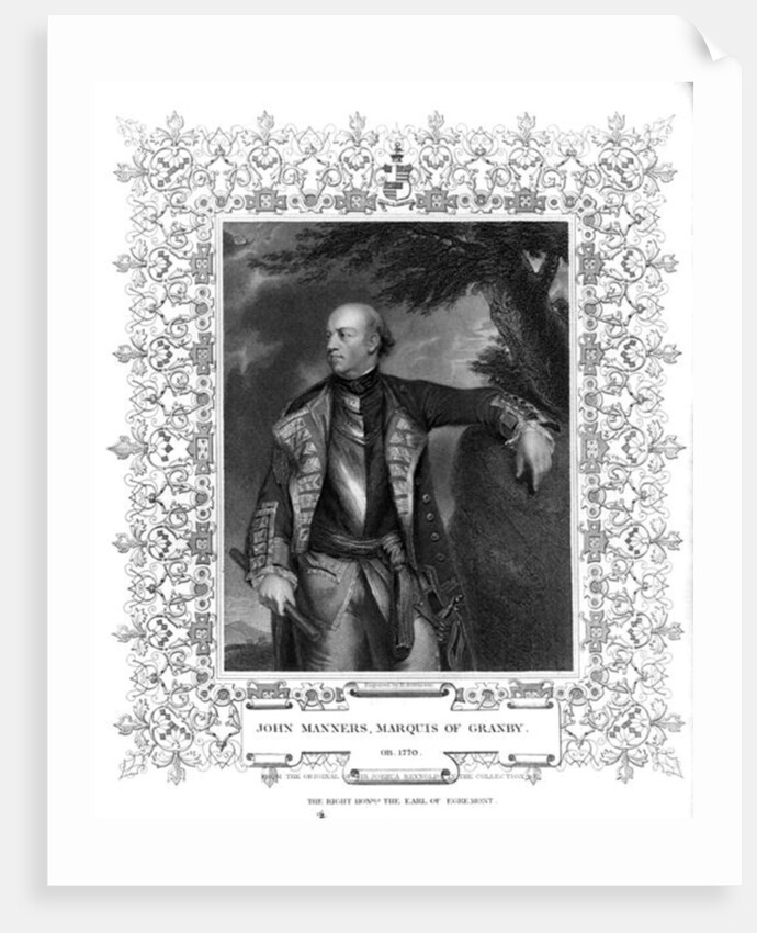 Portrait of John Manners, Marquis of Granby by School English