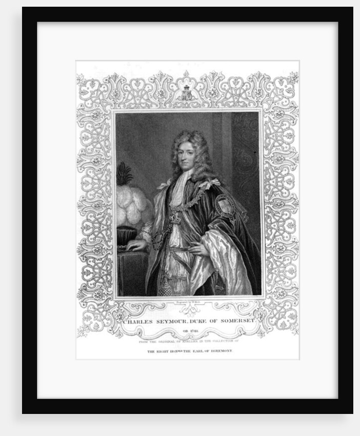 Portrait of Charles Seymour, Duke of Somerset by School English