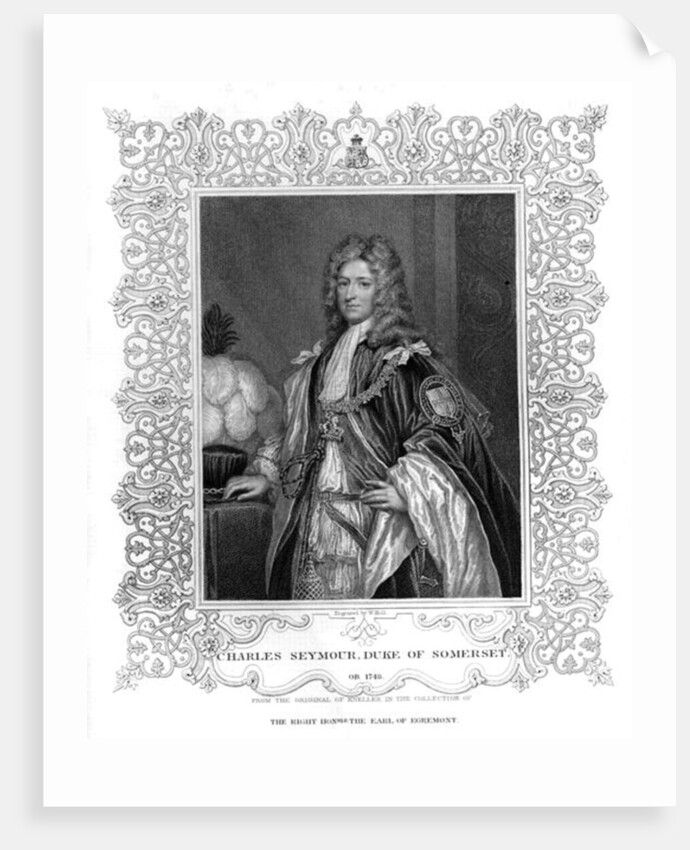 Portrait of Charles Seymour, Duke of Somerset by School English