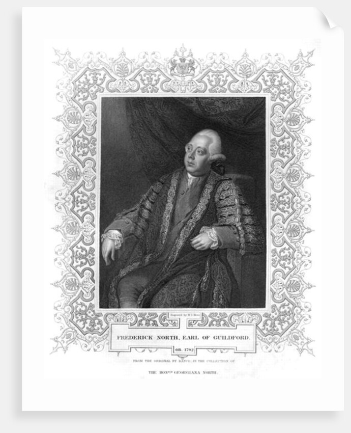 Portrait of Frederick North, Earl of Guildford by W.T. Mote