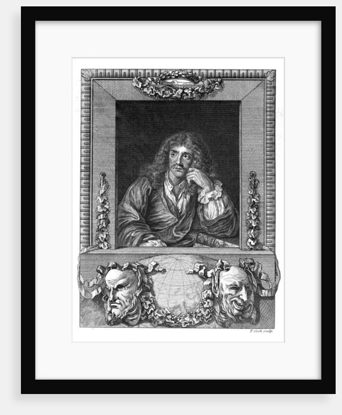 Portrait of Moliere by School English