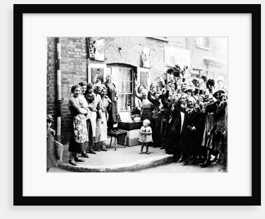 Jubilee Decoration in the East End, May 12th 1935 by English Photographer