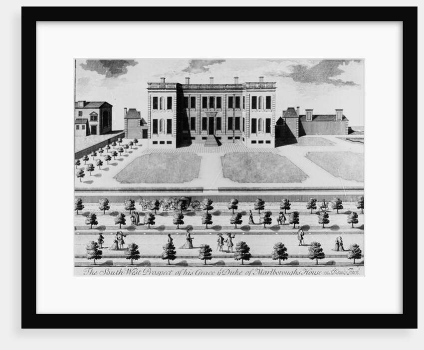 The South-West Prospect of His Grace the Duke of Marlborough's House in St. James's Park by James Lightbody