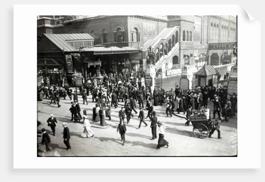 Broad Street Railway Station, London, c.1890 by English Photographer
