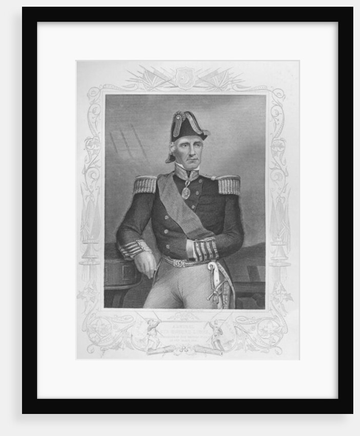 Portrait of Lord Edmund Lyons by School English