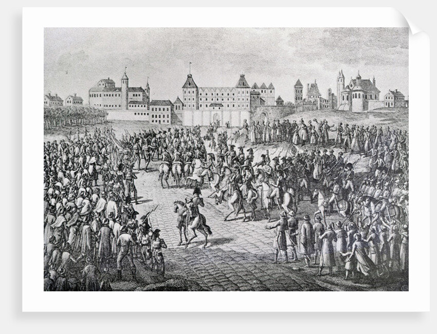 Triumphant Entry of the French into Warsaw, 28th November 1806 by Pierre Adrien Le Beau