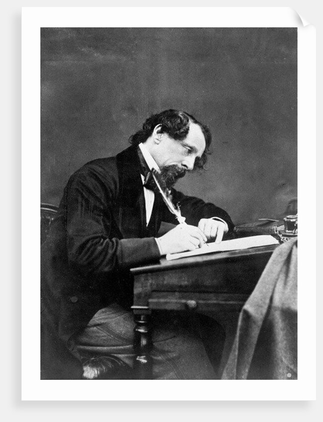 Charles Dickens, 1858 by Herbert Watkins