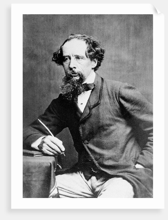 Charles Dickens, 1861 by Herbert Watkins