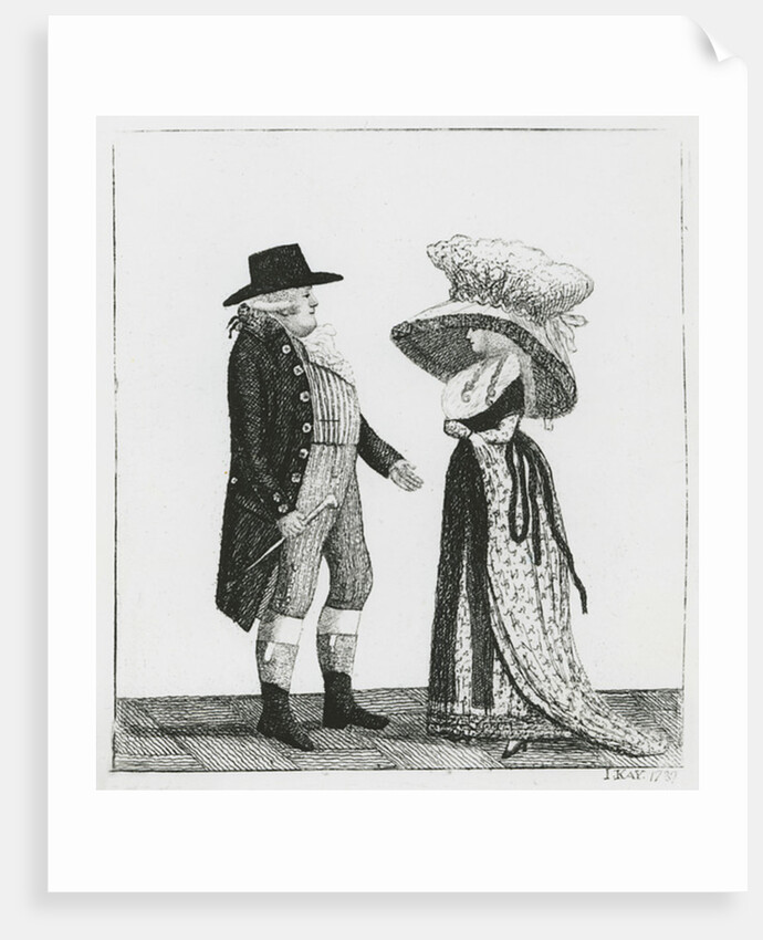 Captain Dalrymple and Penelope Macdonald, 1787 by John Kay