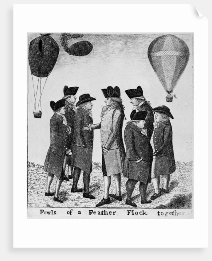 Fowls of a Feather flock Together, 1785 by John Kay