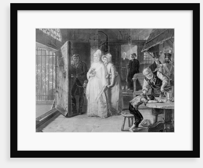 Mrs Fry visiting Newgate Prison, 1893 by Henrietta Mary Ward