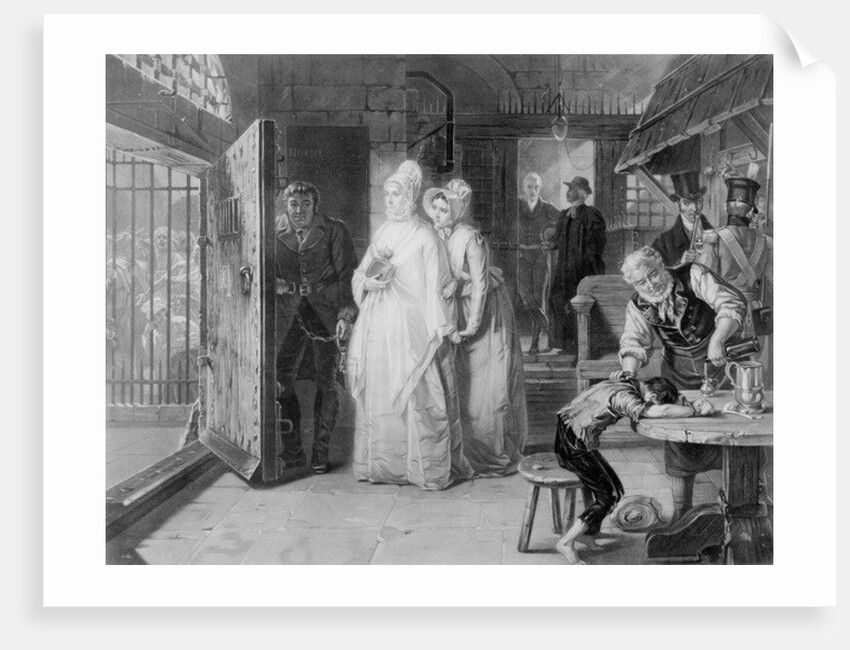 Mrs Fry visiting Newgate Prison, 1893 by Henrietta Mary Ward