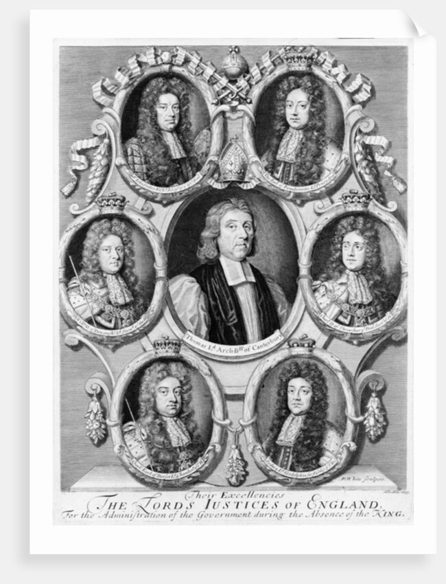 The Lord Justices of England, 1695 by Robert White