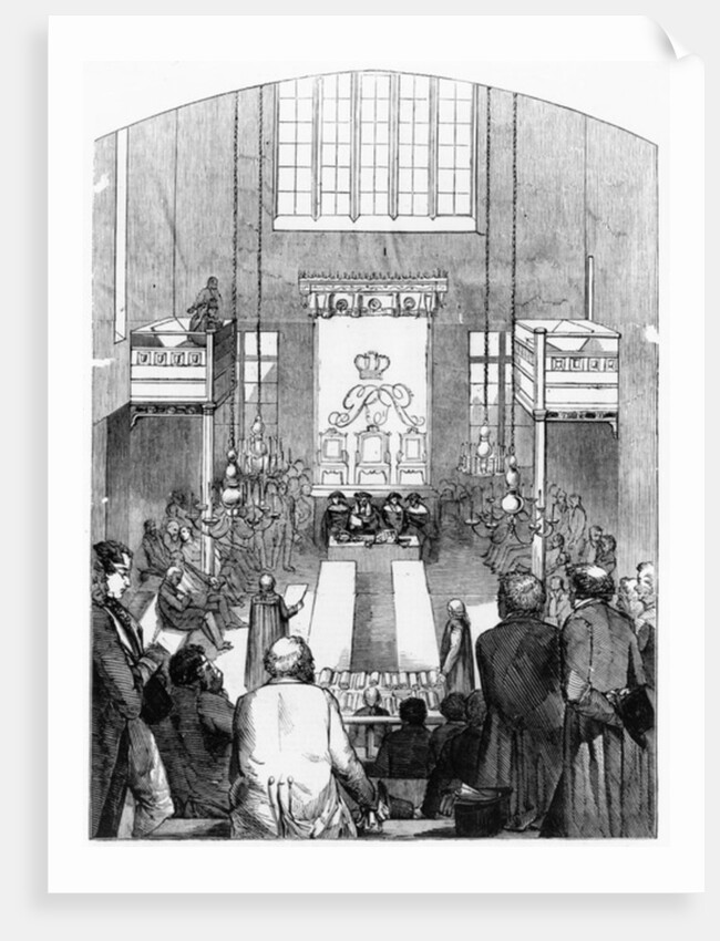 Royal Assent given to the New Corn Bill in the House of Lords, 1846 by English School