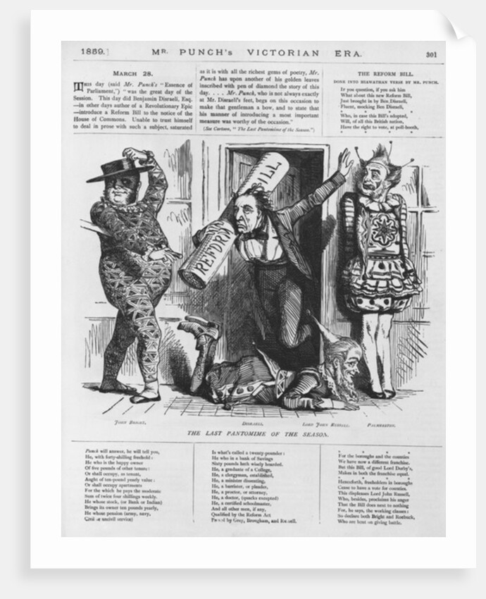 The Last Pantomime of the Season, 1859 by English School