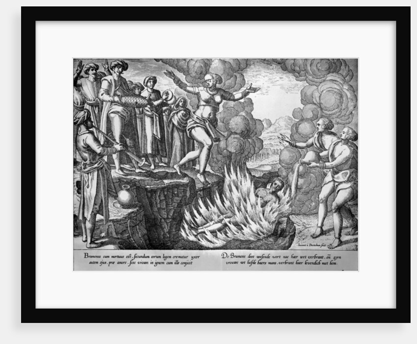 Sati, 1580-90 by Johannes Baptista van the Younger Doetechum