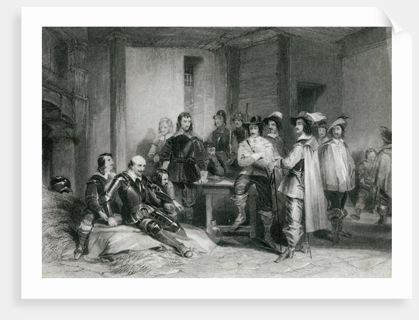 Death of the Earl of Lindsey by George Cattermole