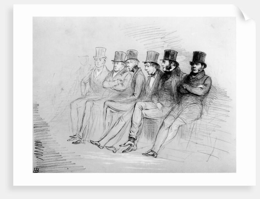 Misfortune makes us acquainted with strange bedfellows, 1847 by John Doyle