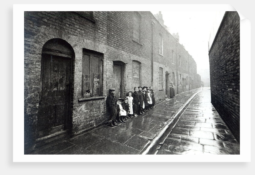 London Slums, c.1900 by English Photographer