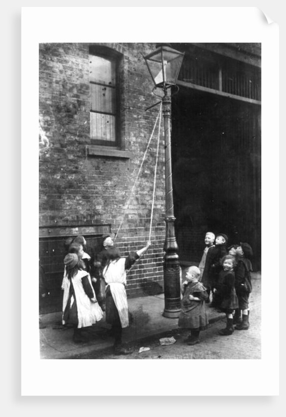 London Slums, c.1900 by English Photographer