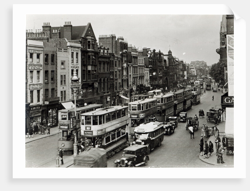Whitechapel High Street, London, c.1930 by English Photographer