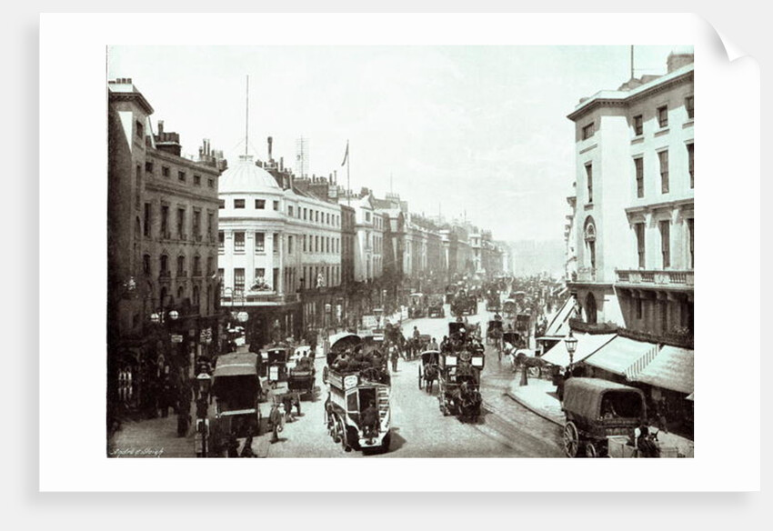 Regent Street, London c.1900 by English Photographer