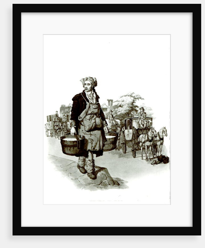 Waterman at a Coach Stand, 1805 by English School