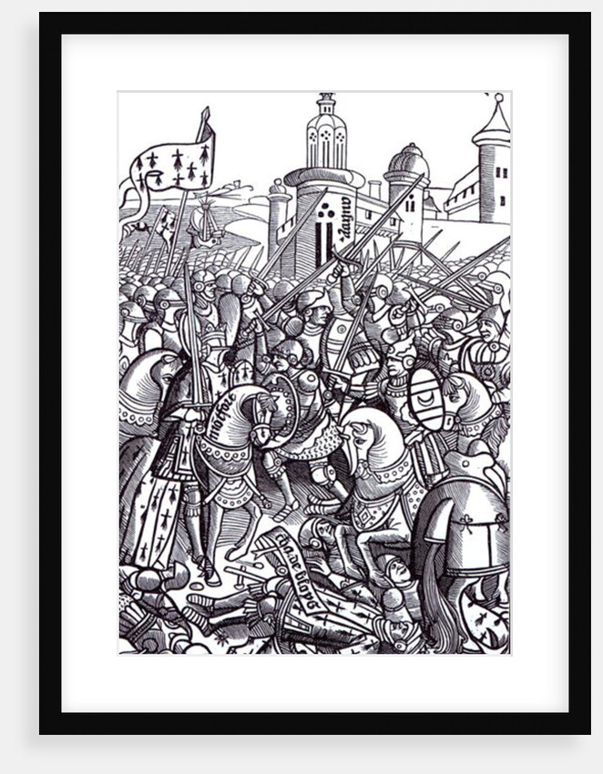 The Battle of Auray by French School