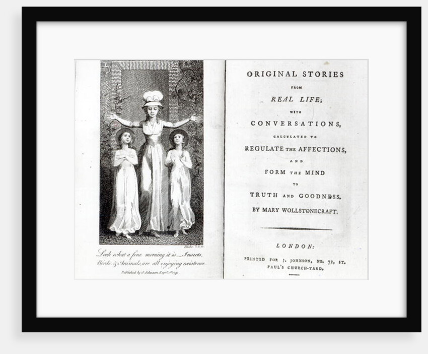 Frontispiece to 'Original Stories from Real Life' by Mary Wollstonecraft, 1791 by William Blake
