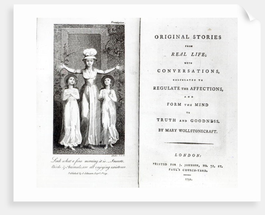 Frontispiece to 'Original Stories from Real Life' by Mary Wollstonecraft, 1791 by William Blake