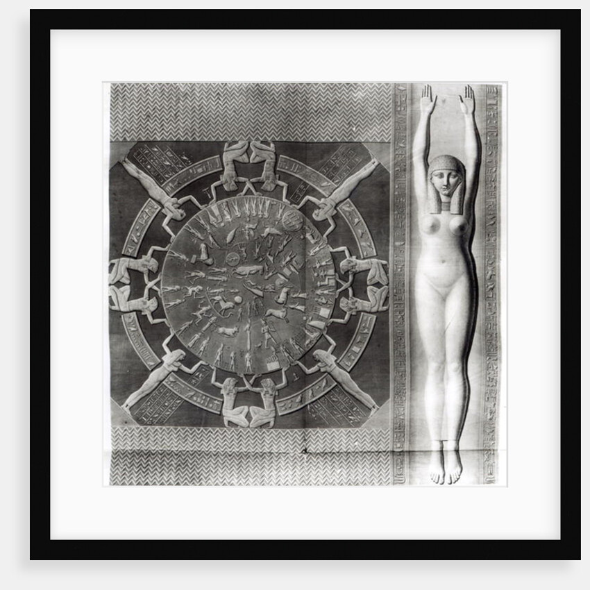 Dendera Zodiac, engraved in 1802 by Dominique Vivant Denon (after)