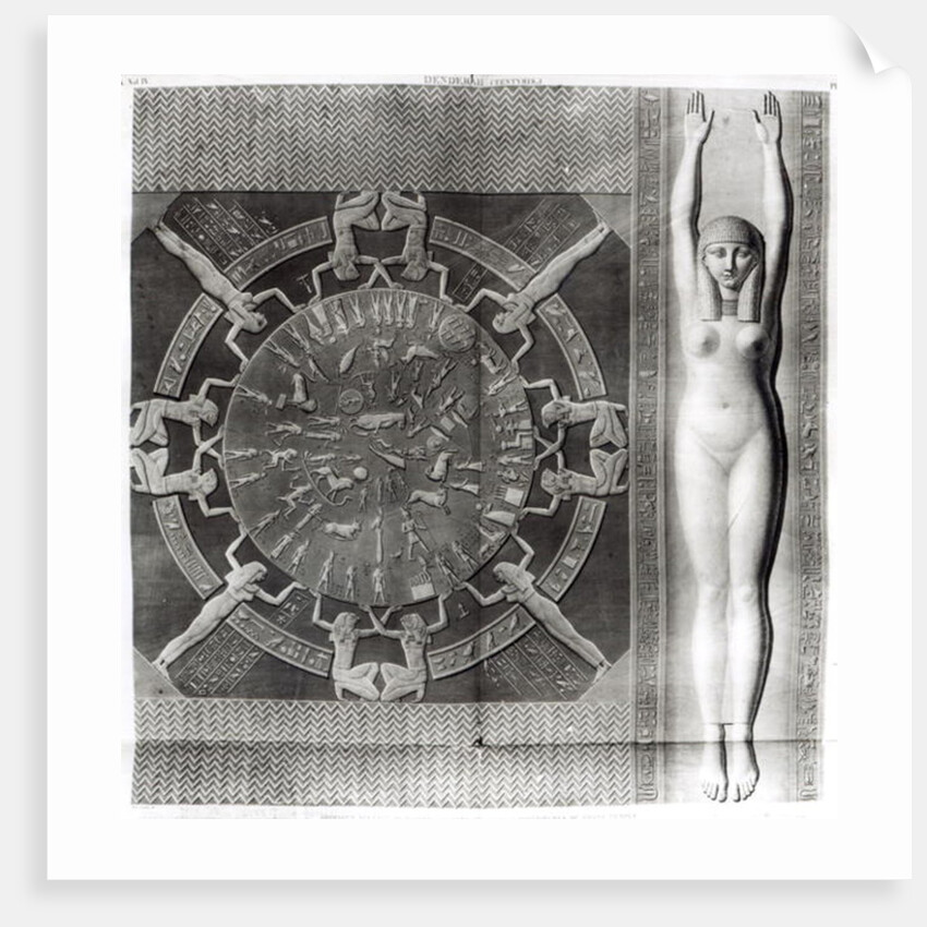 Dendera Zodiac, engraved in 1802 by Dominique Vivant Denon (after)