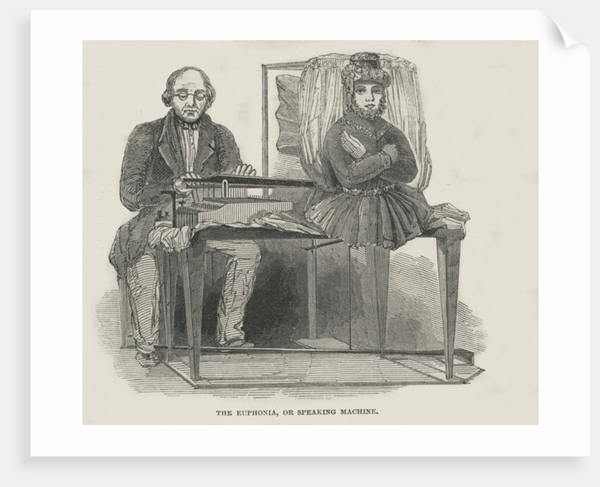 The Euphonia, or Speaking Machine, 1846 by English School