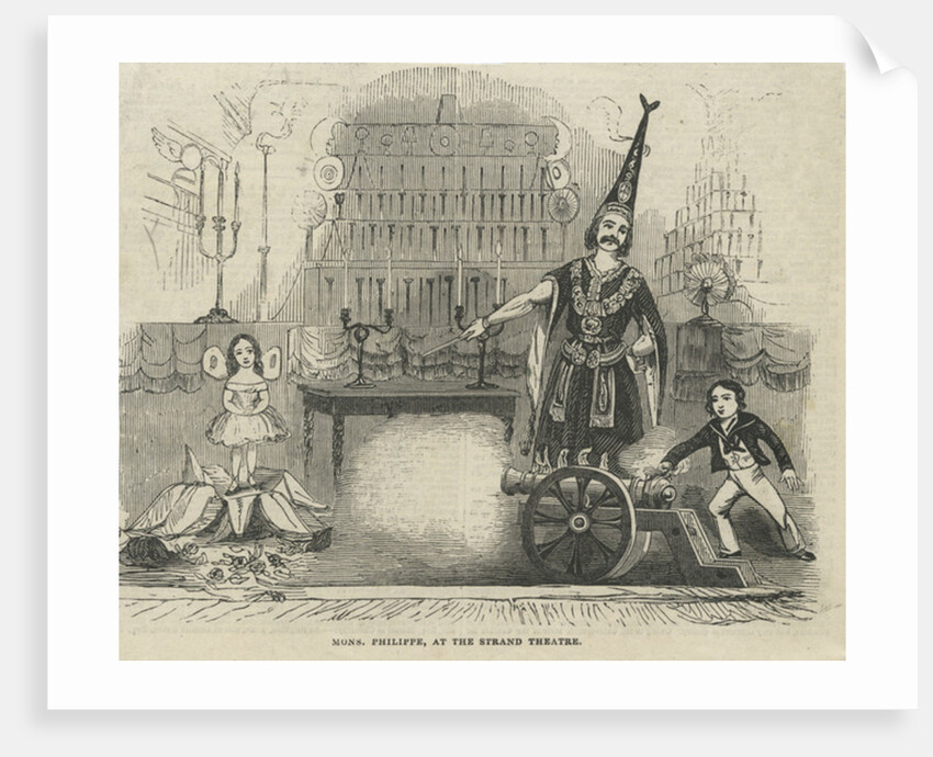 Monsieur Philippe at the Strand Theatre, 1845 by English School