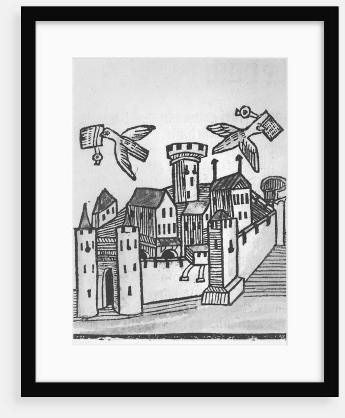 Pigeon Post, 1481 by German School