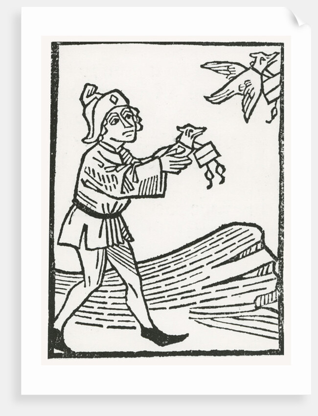 Pigeon Post, 1481 by German School