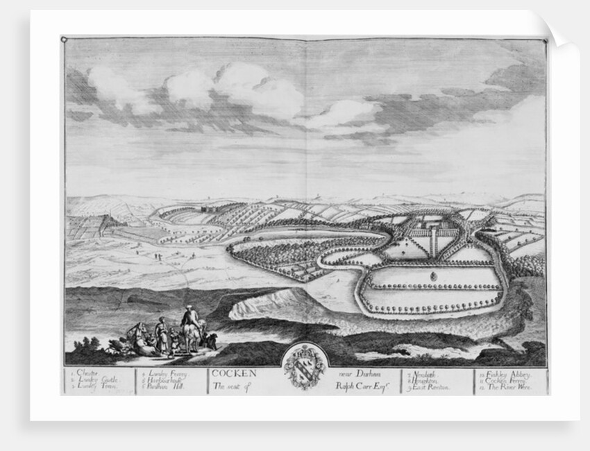 Cocken near Durham, c.1710 by English School
