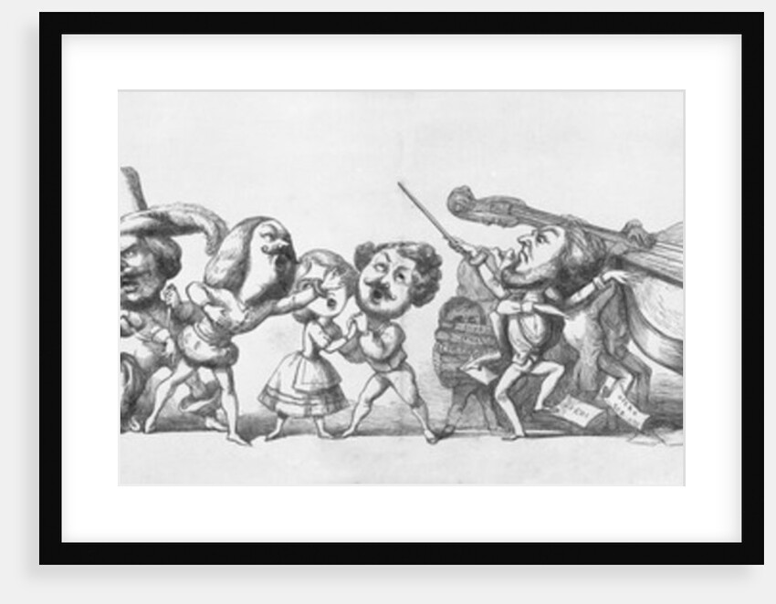Italian visitors to the Great Exhibition, 1851 by Richard Doyle