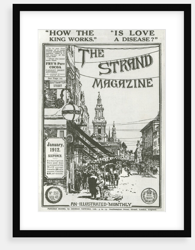 Cover of The Strand Magazine, 1912 by George Charles Haite