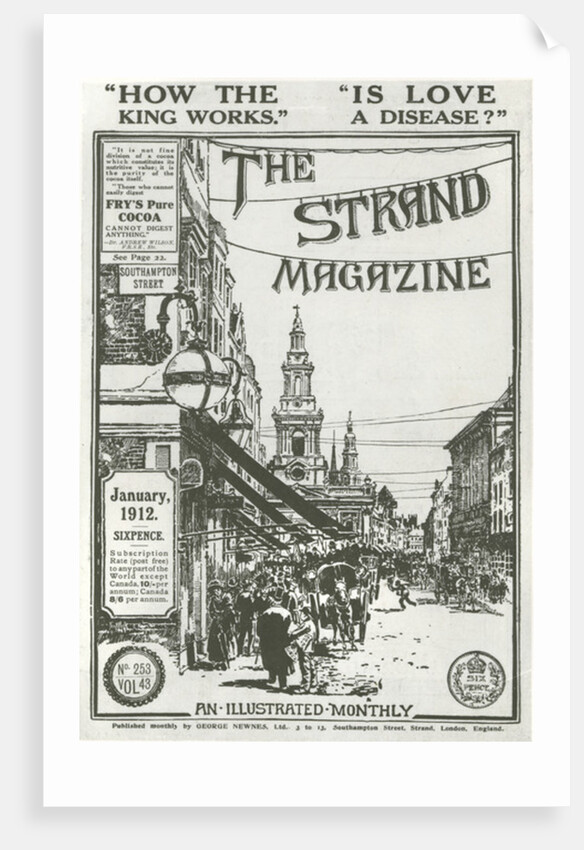 Cover of The Strand Magazine, 1912 by George Charles Haite