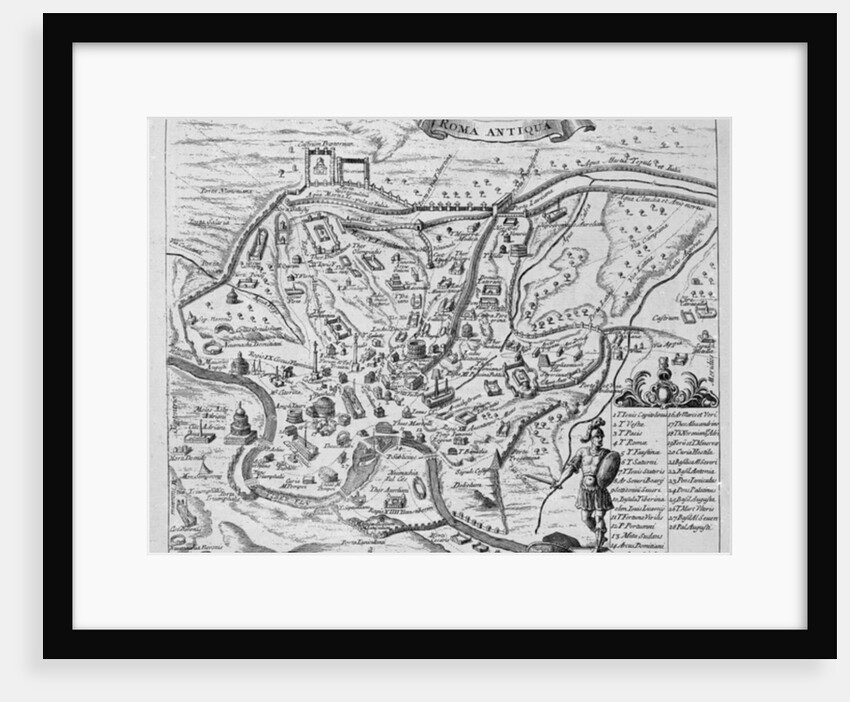 Roma Antiqua, 1785 by English School